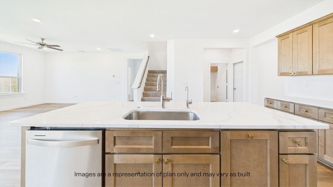 Furnished interior view inside a new home in Westmont, Lubbock (Image 16).