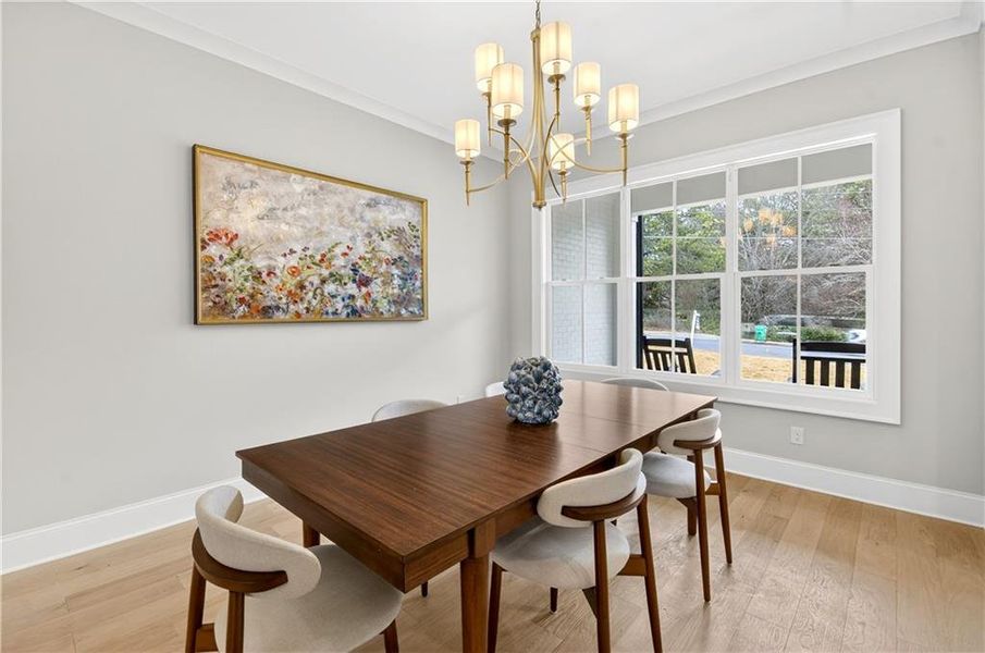 Furnished interior view inside a new home in , Atlanta (Image 11). Furnished interior view inside a new home in , Atlanta (Image 11).