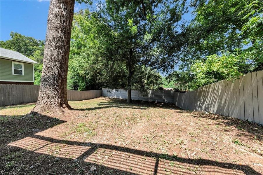 Exterior details and patio area of a home in , Atlanta (Image 29). Exterior details and patio area of a home in , Atlanta (Image 29).