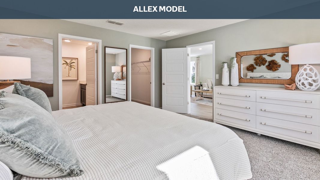 Representative furnished interior of a home built from the Allex by D.R. Horton in Diamond Springs, Jacksonville (Image 18).