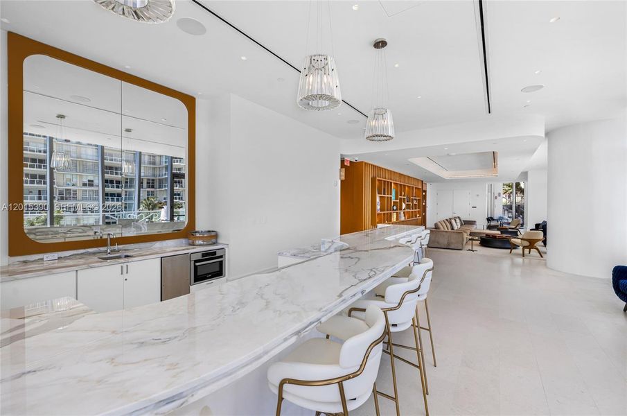 Furnished interior view inside a new home in , Miami (Image 17).