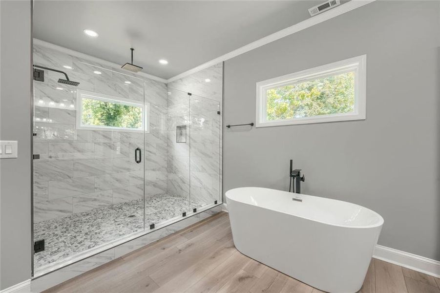 Furnished interior view inside a new home in , Atlanta (Image 8).