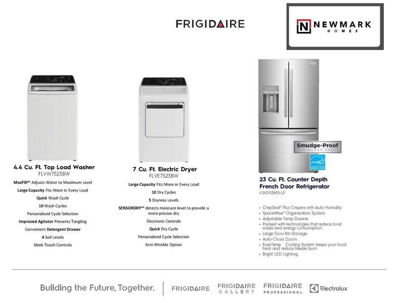 Fridge, Washer Dryer & Blinds!