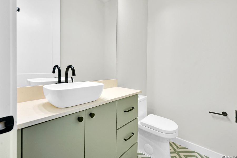 Furnished interior view inside a new home in , Fischer (Image 7).