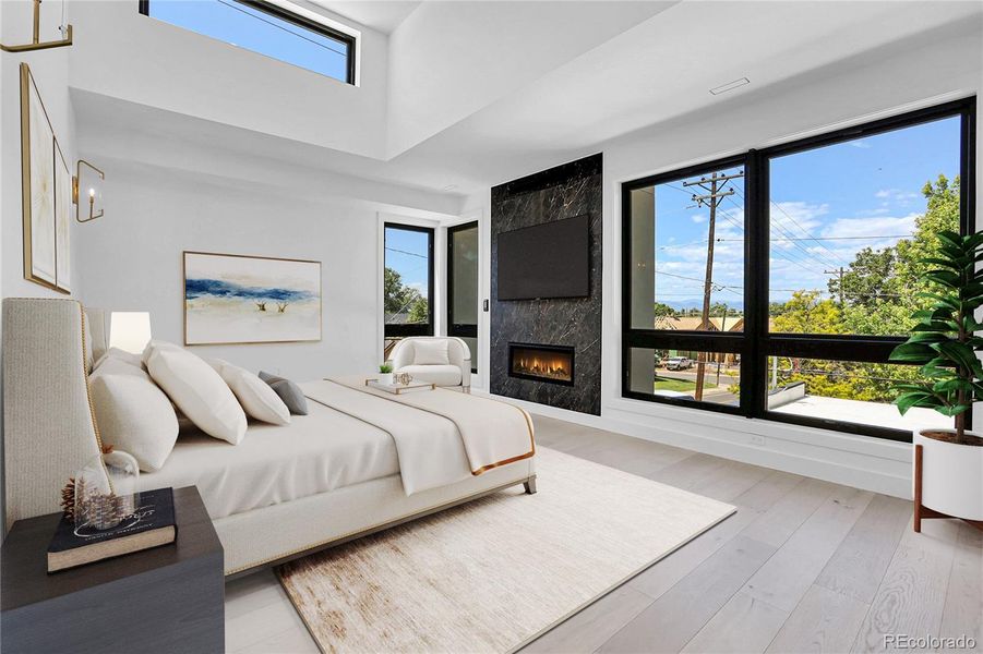 Furnished interior view inside a new home in , Denver (Image 5).