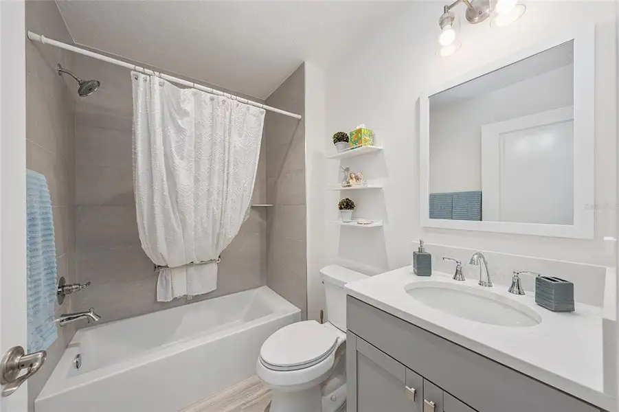 Furnished interior view inside a new home in , The Villages (Image 60).