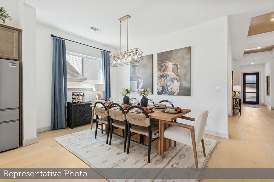 Furnished interior view inside a new home in Walden Creek – Summit Collection, Montgomery (Image 4).