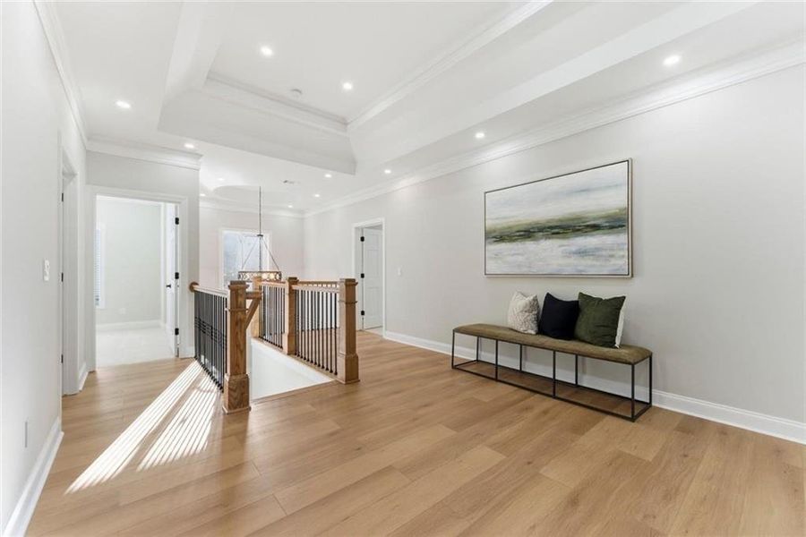 Furnished interior view inside a new home in , Atlanta (Image 16). Furnished interior view inside a new home in , Atlanta (Image 16).