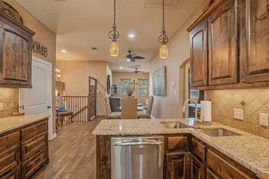Furnished interior view inside a new home in , Weatherford (Image 7).