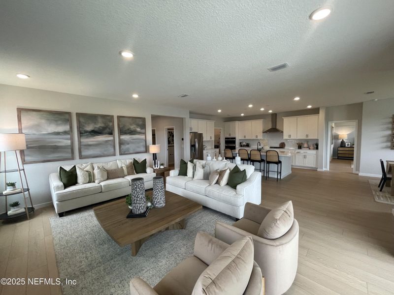 Furnished interior view inside a new home in The Cypress Series at Reserve East, Flagler Beach (Image 20). Furnished interior view inside a new home in The Cypress Series at Reserve East, Flagler Beach (Image 20).