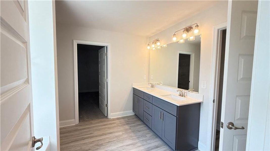 Furnished interior view inside a new home in Habersham Meadows, Demorest (Image 7).