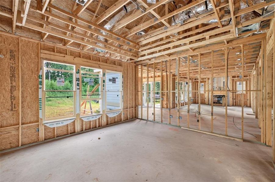 In-progress construction of a new home in , Statham, GA (Image 12).