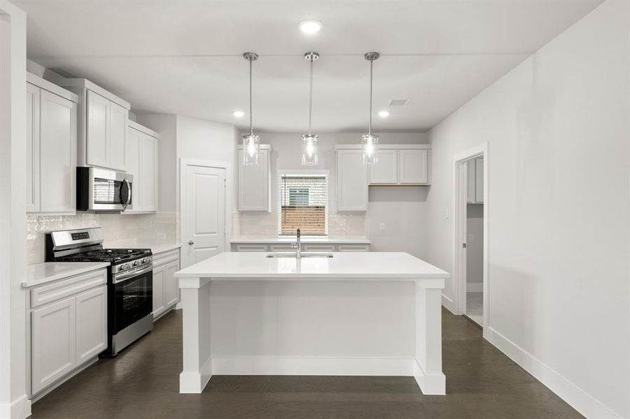 Furnished interior view inside a new home in Solterra, Mesquite (Image 8).