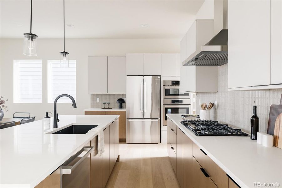 Close-up of interior finishes inside a home in Lyric at Ridgegate, Lone Tree (Image 19).