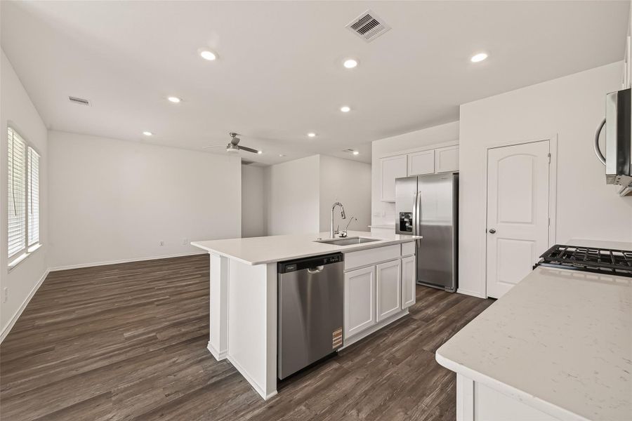 Furnished interior view inside a new home in , Katy (Image 17).