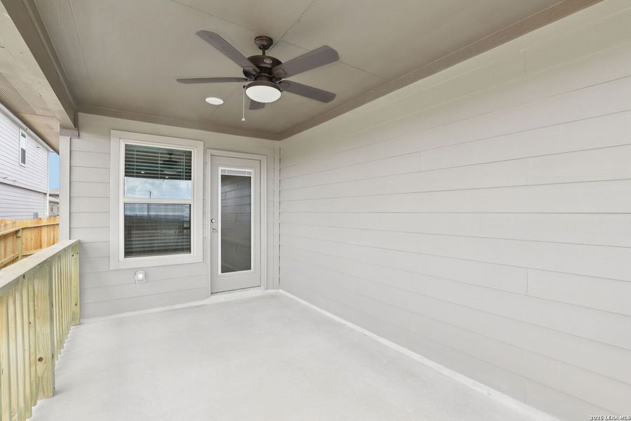 Exterior details and patio area of a home in Lark Canyon, New Braunfels (Image 28). Exterior details and patio area of a home in Lark Canyon, New Braunfels (Image 28).
