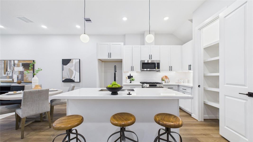 Furnished interior view inside a new home in , Houston (Image 31).