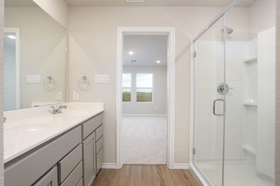 Representative furnished interior of a home built from the Parker Colony At Pinehurst by Brohn Homes in Colony at Pinehurst, Pinehurst (Image 9).