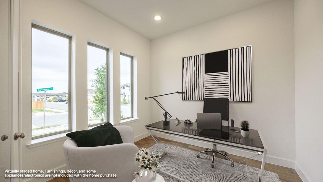 Furnished interior view inside a new home in Flora, Hutto (Image 5).