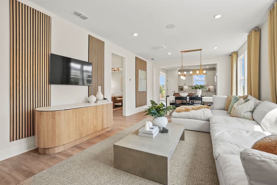 Representative furnished interior of a home built from the Compass by Del Webb in Del Webb Carolina Ridge, Midland (Image 10).