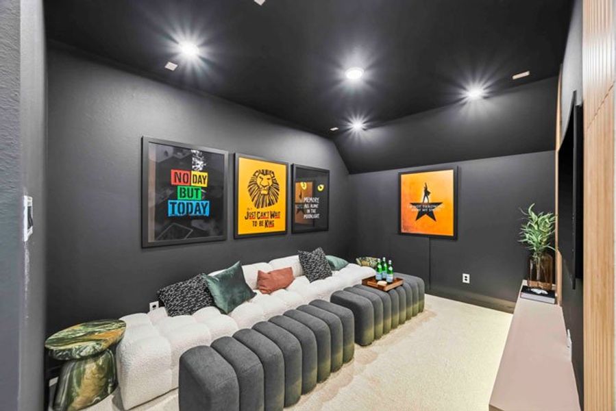 Furnished interior view inside a new home in Bridgeland 45', 50', 70', Cypress (Image 32).