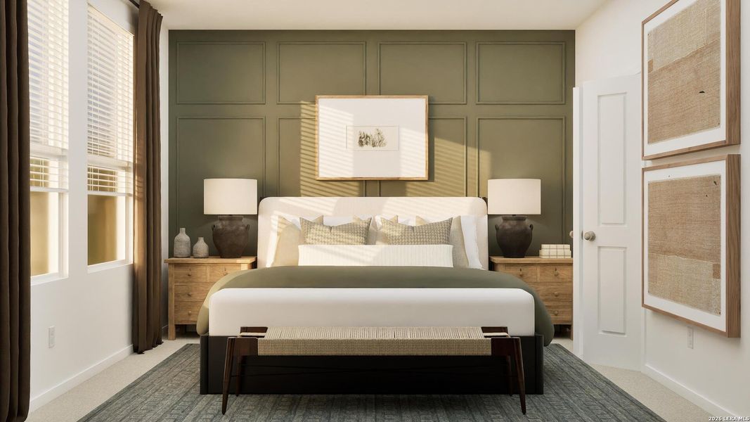 Furnished interior view inside a new home in Stone Garden, Elmendorf (Image 35). Furnished interior view inside a new home in Stone Garden, Elmendorf (Image 35).