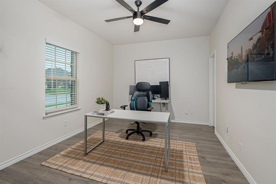 Furnished interior view inside a new home in , Aubrey (Image 22).