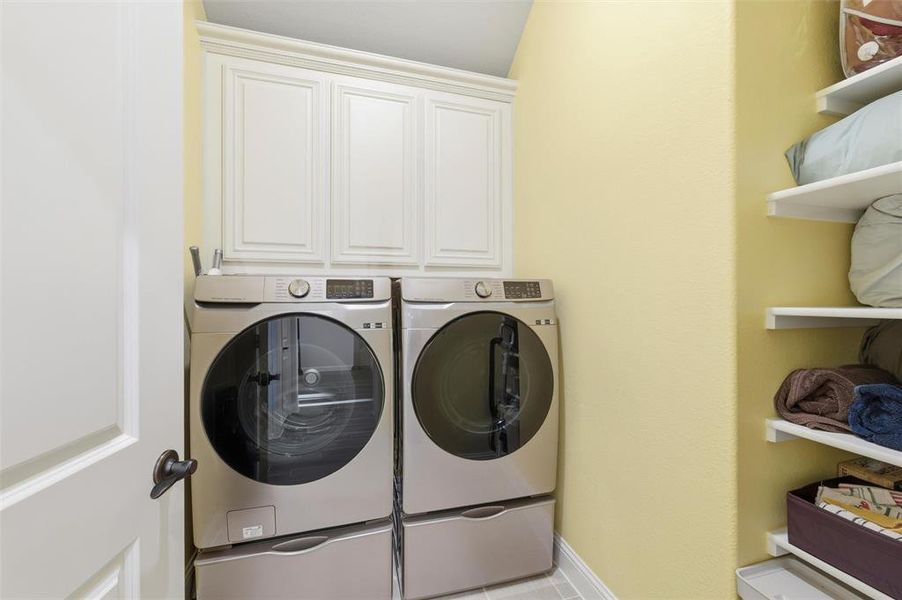 Cheerful laundry room Cheerful laundry room