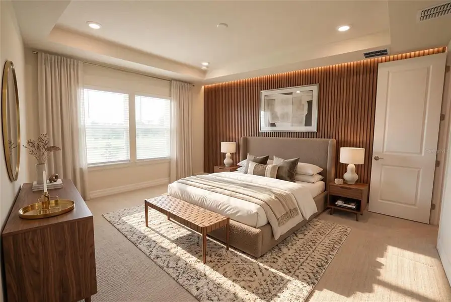 Furnished interior view inside a new home in Parkview Reserve, Orlando (Image 14).
