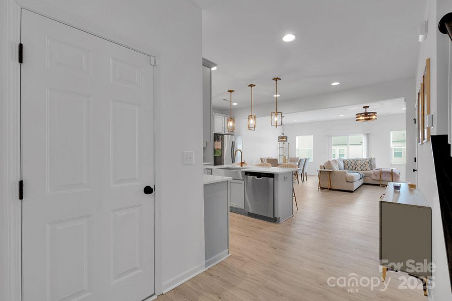 Furnished interior view inside a new home in , Charlotte (Image 10). Furnished interior view inside a new home in , Charlotte (Image 10).