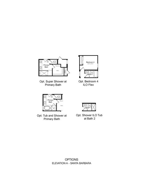 2D floor plan layout of this home in Parkside, Avondale, AZ (Image 4).