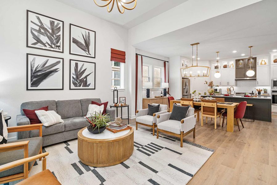 The Conroe - Family Room The Conroe - Family Room