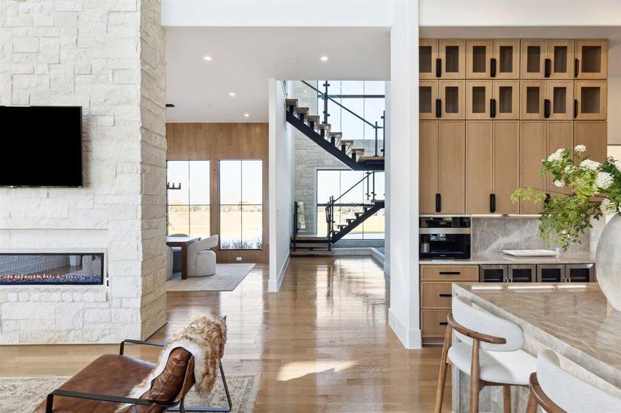 Furnished interior view inside a new home in , Bartonville (Image 27). Furnished interior view inside a new home in , Bartonville (Image 27).