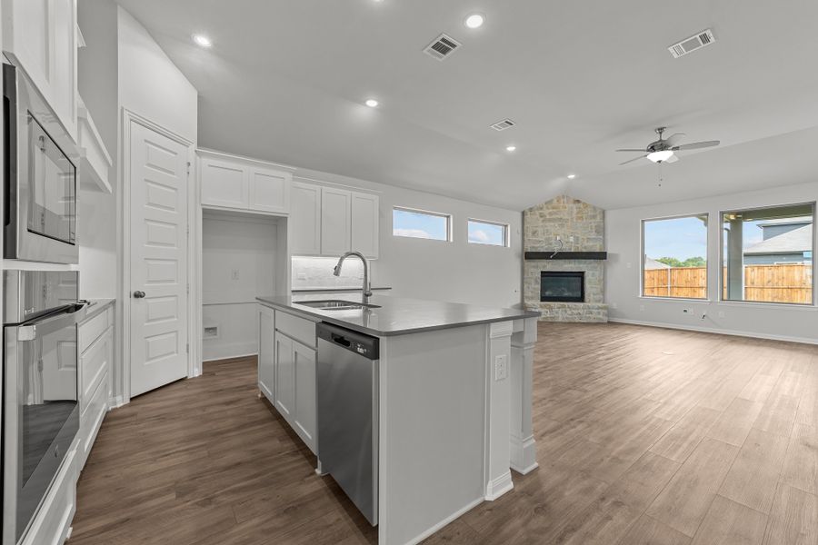 Representative furnished interior of a home built from the Wheeler by Cambridge Homes in Ribbonwood, Aubrey (Image 8). Representative furnished interior of a home built from the Wheeler by Cambridge Homes in Ribbonwood, Aubrey (Image 8).