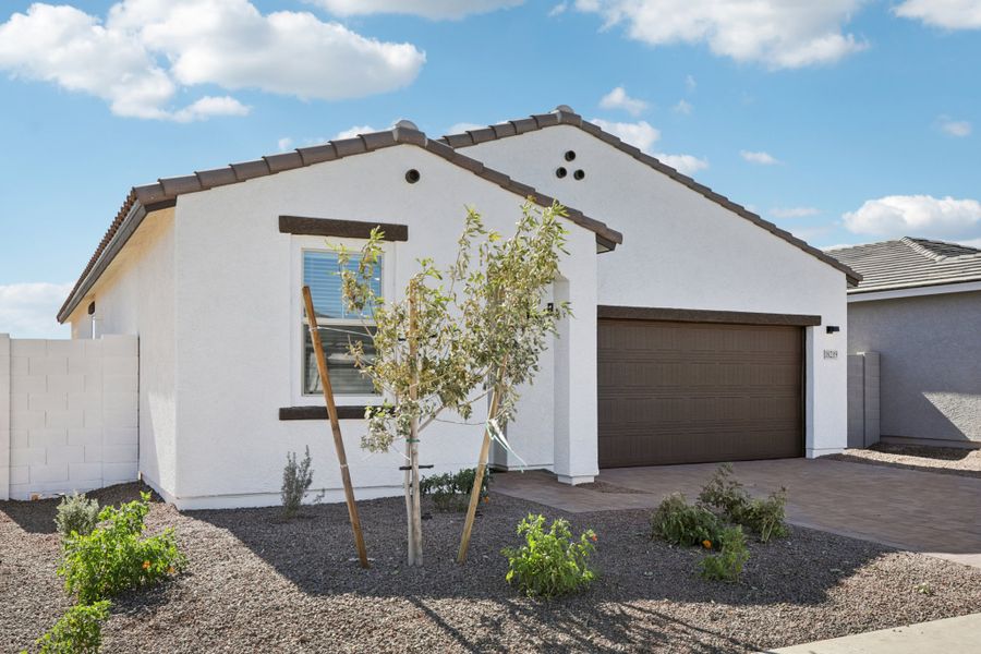 Exterior elevation. Finishes and options may vary by community.