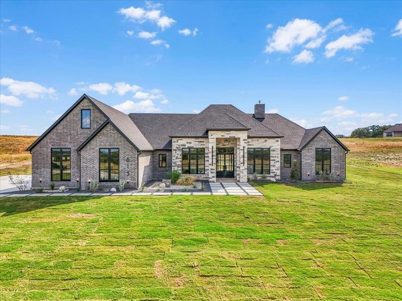 Front exterior of a new home in , Weatherford, TX, highlighting curb appeal (Image 1). Front exterior of a new home in , Weatherford, TX, highlighting curb appeal (Image 1).