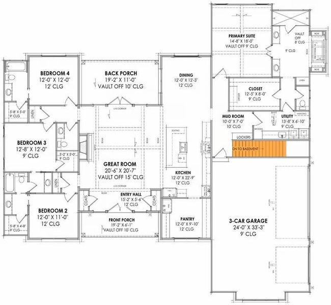 2D floor plan layout of this home in , Acworth, GA (Image 5).
