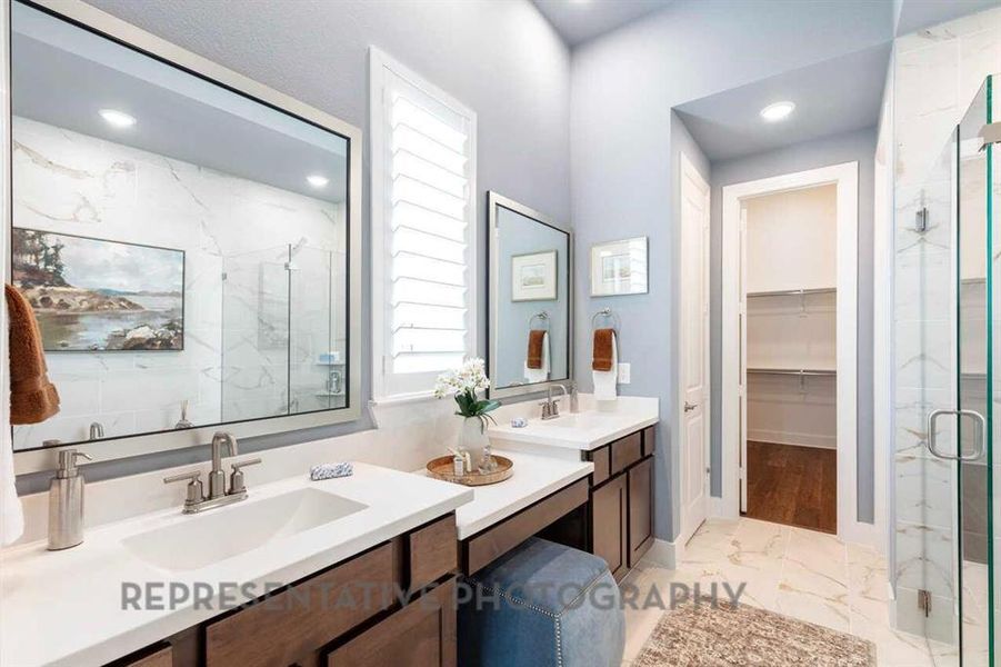 Furnished interior view inside a new home in Tavolo Park, Fort Worth (Image 34).