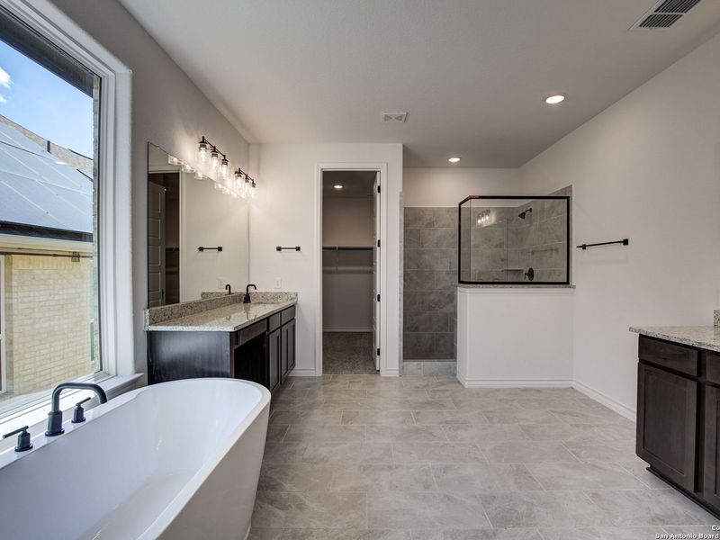 Furnished interior view inside a new home in The Reserve at Potranco Oaks, Castroville (Image 12).
