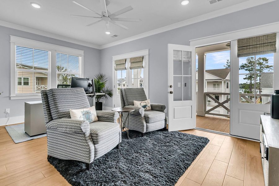 Furnished interior view inside a new home in , Charleston (Image 10).