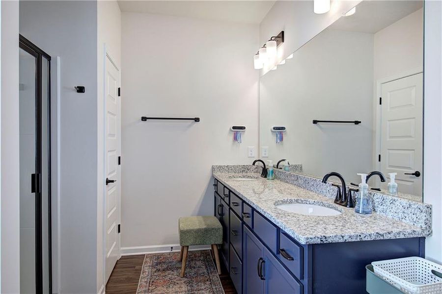Furnished interior view inside a new home in , Cartersville (Image 27).
