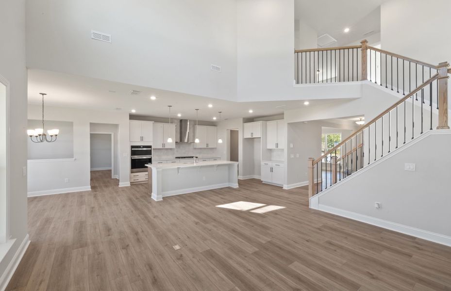Spacious, unfurnished interior of a new home in Browning Stables, Wendell (Image 54).