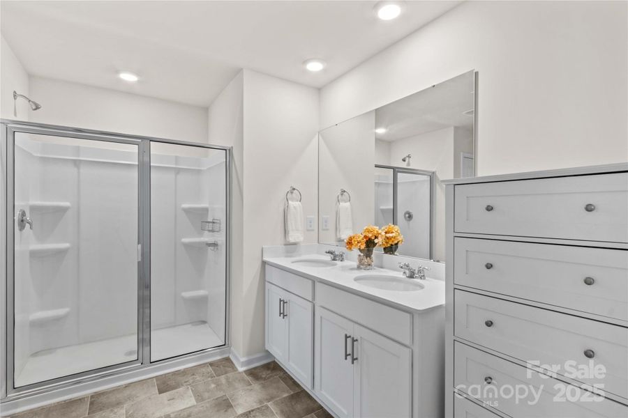 Furnished interior view inside a new home in Calvin Creek, Troutman (Image 8).