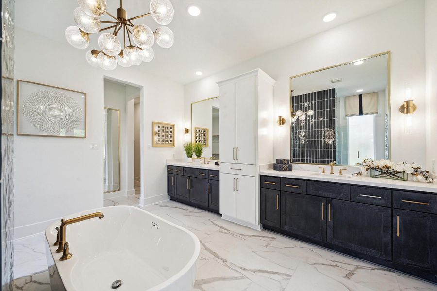 Representative furnished interior of a home built from the The Jaxson IX by Westin Homes in Audubon - 70', Magnolia (Image 18).