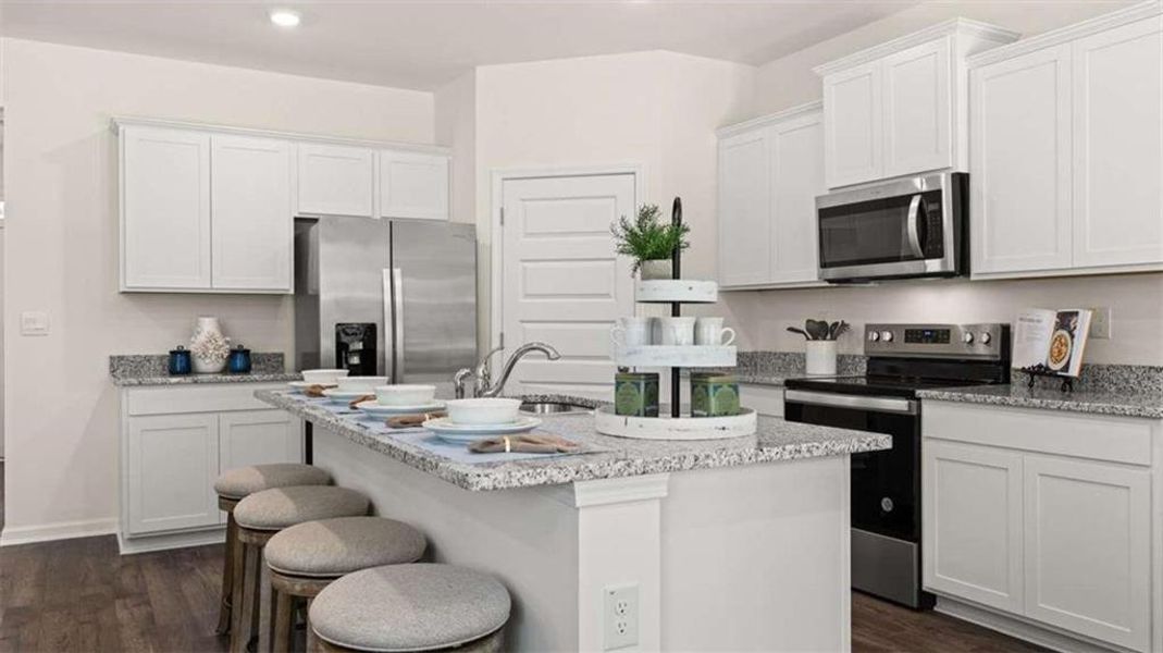 Furnished interior view inside a new home in Jackson Landing, Jefferson (Image 10). Furnished interior view inside a new home in Jackson Landing, Jefferson (Image 10).
