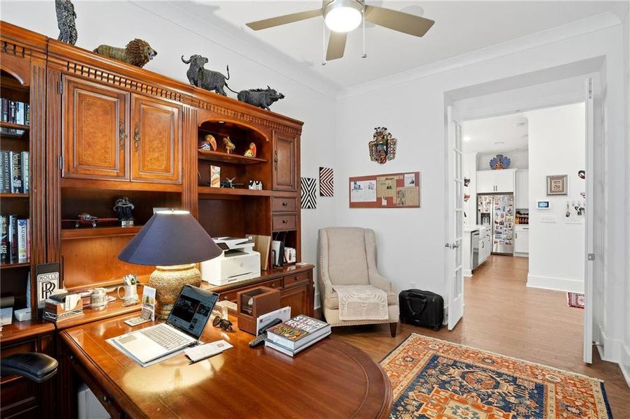 Furnished interior view inside a new home in , Flowery Branch (Image 17).