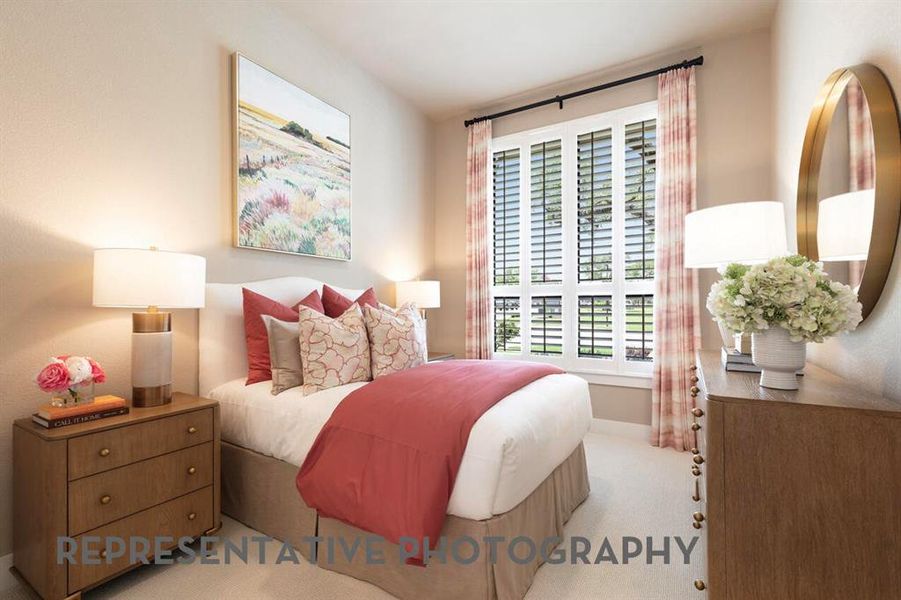 Furnished interior view inside a new home in Myrtle Creek, Waxahachie (Image 18).