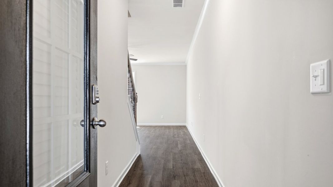 Spacious, unfurnished interior of a new home in Independence Villas and Townhomes, Loganville (Image 12). Spacious, unfurnished interior of a new home in Independence Villas and Townhomes, Loganville (Image 12).