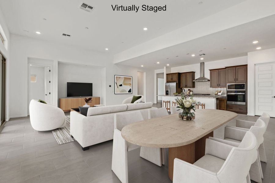 Furnished interior view inside a new home in Saguaro Reserve II, Marana (Image 4).
