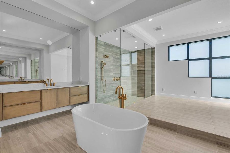 Furnished interior view inside a new home in , Sarasota (Image 37).